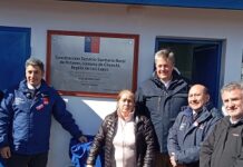 Chonchi: con la presencia del Subsecretario de Obras Públicas fue inaugurado el nuevo Servicio Sanitario Rural de Los Petanes.